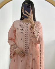 3 pcs (Peach Grace)